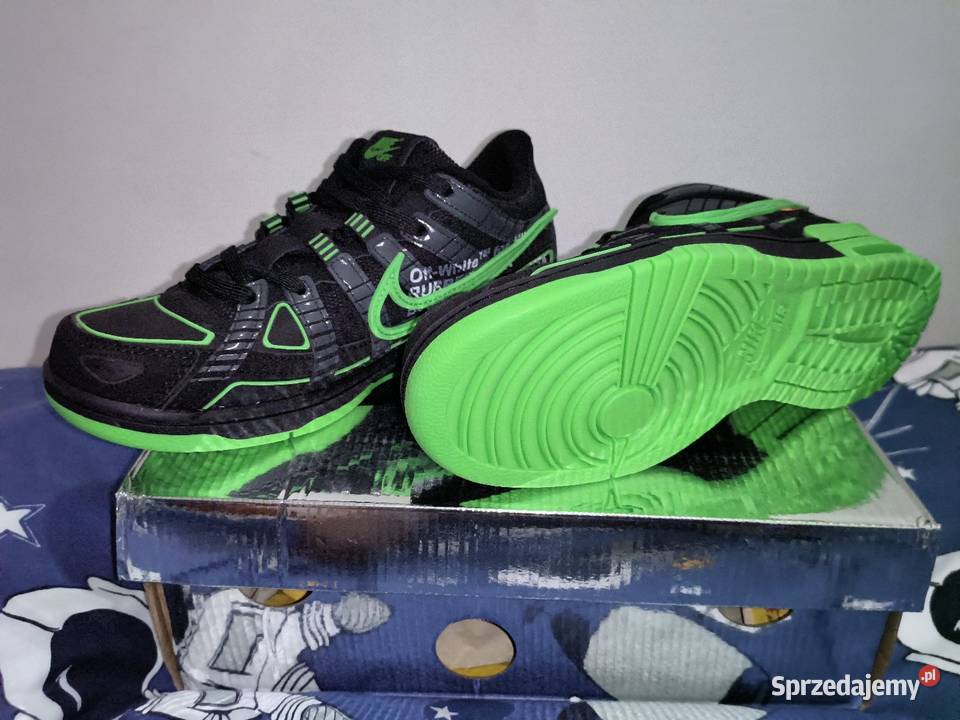 Nike X OffWhite Air Rubber Dunk Green Strike zielony lubelskie Lublin