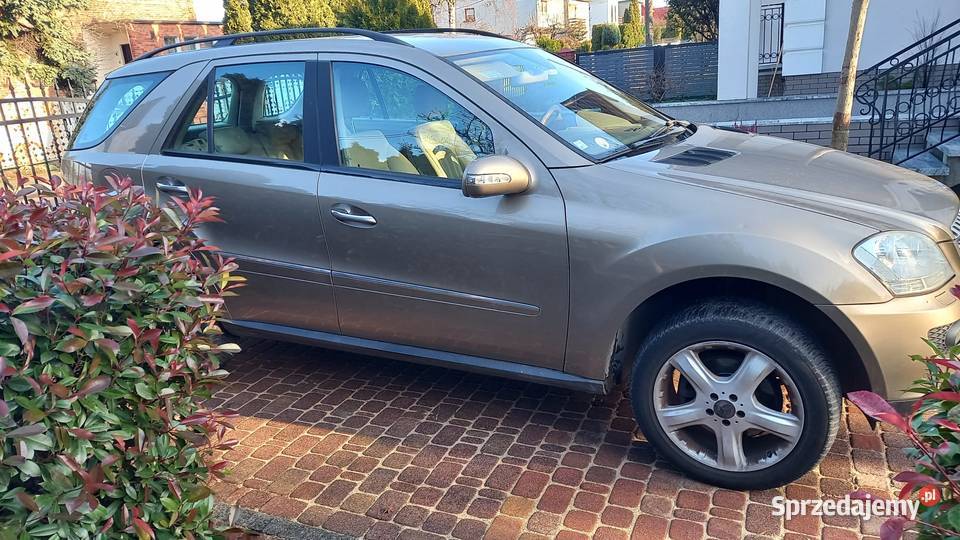 Mercedes ML320CDI 224 SkoraNawigacja skórzana tapicerka Kalisz