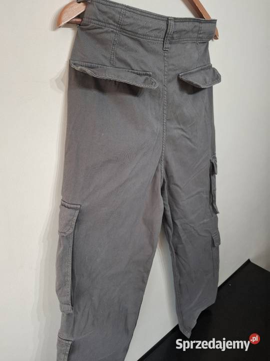 Bershka M spodnie cargo bojówki unisex Kraków