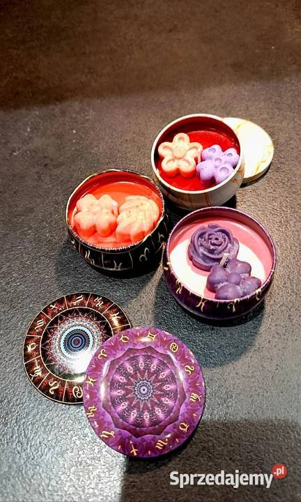 Sojowe świece komplet 3 sztuk