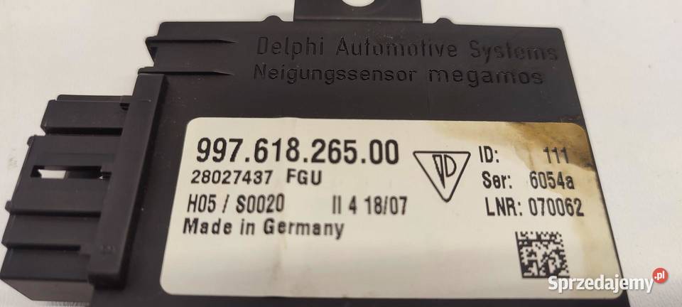 PORSCHE CAYMAN S 987 STEROWNIK ALARMU dolnośląskie
