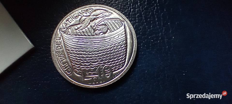 Stare monety 10 lir 1975 Święty Watykan Lesko