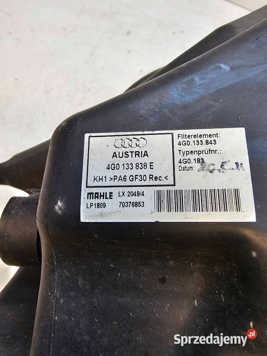 OBUDOWA FILTRA POWIETRZA AUDI A6 C7 A7 30 TDI Przystajń