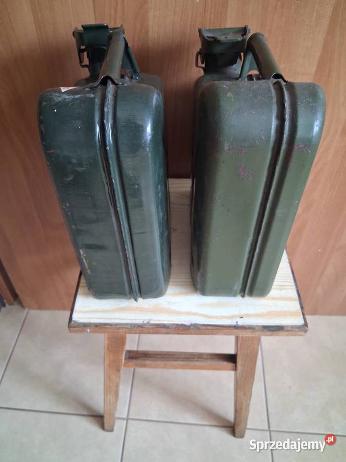 Karnister stalowy PRL 5L 1984r Mysłowice sprzedam