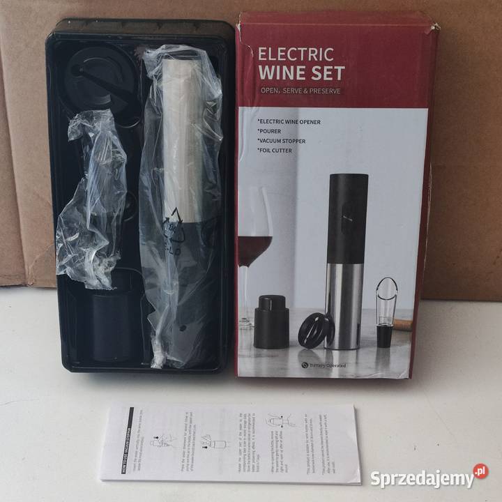 Elektryczny korkociąg do wina z krajalnicą do Pozostałe śląskie Zawiercie