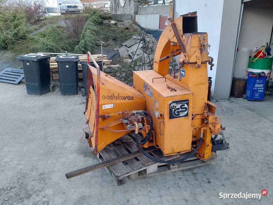 Rębak Jensen Unimog traktor Stary Sącz