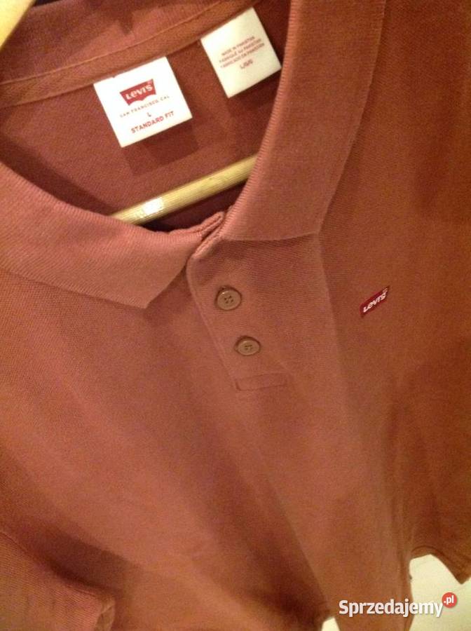 Levis Koszulka Polo Męska LXL j Nowa Odzież codzienna Nowa Sól