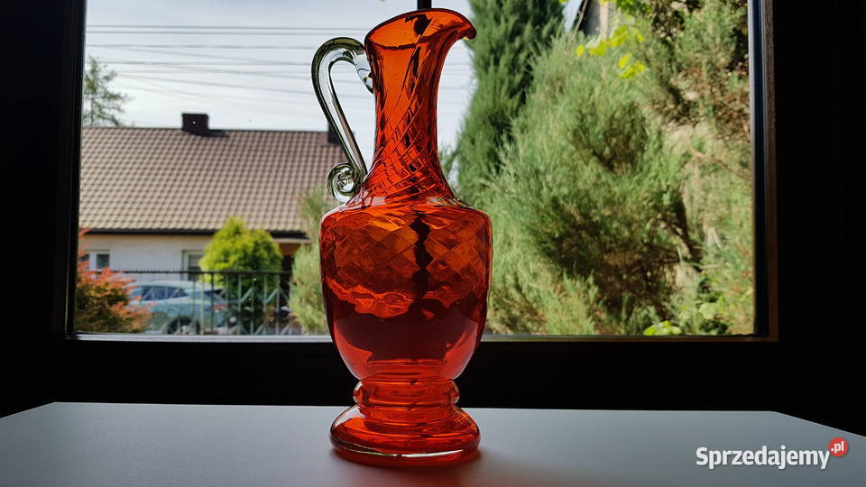 Kanelowany dzbanek Fiedorowicz Ząbkowice Staszic Dąbrowa Górnicza