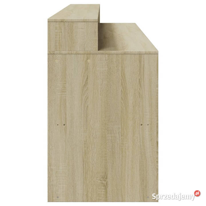 Biurko z podświetleniem LED dąb sonoma 200x55x91 mazowieckie Warszawa