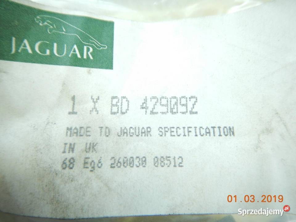 USZCZELKA CHROMU ZDERZAKA JAGUAR XJ III Z ASO osobowe