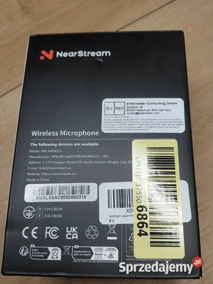 NearStream AWAWM25T bezprzewodowy mikrofon Siedlce