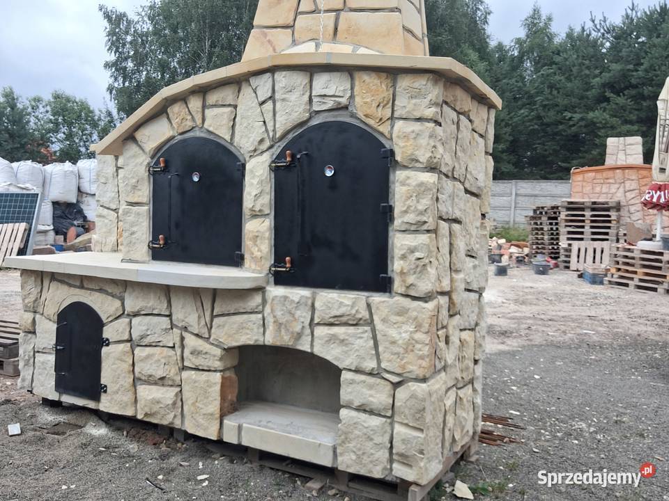 Grill z wędzarnią szamot świętokrzyskie