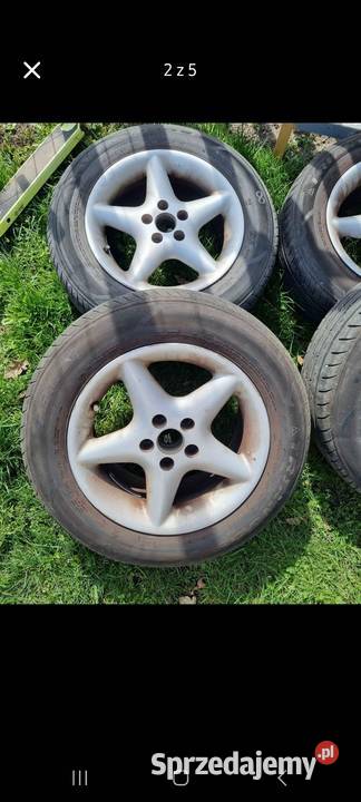 KołaFelgi z oponami letnimi 5x100 15 Lublin sprzedam