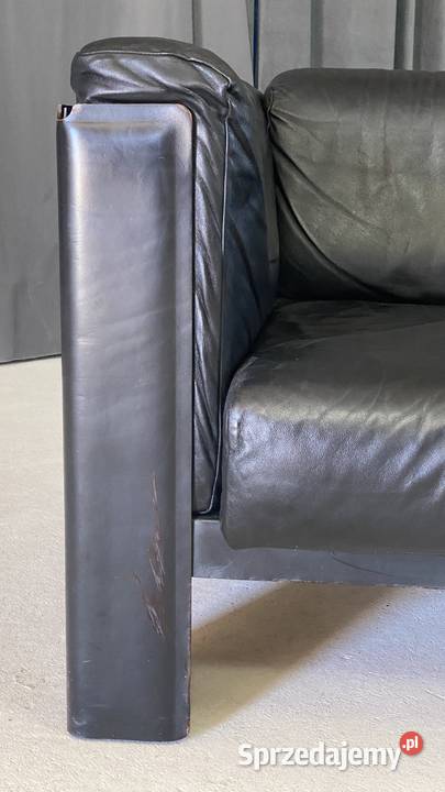 Sofa 2osobowa skóra naturalna metalowa rama zachodniopomorskie Budno