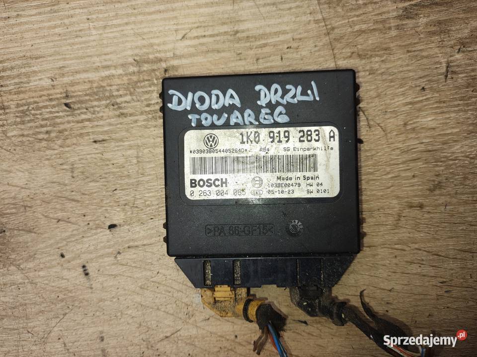 Moduł sterownik PDC 1K0919283A Układ elektryczny sprzedam