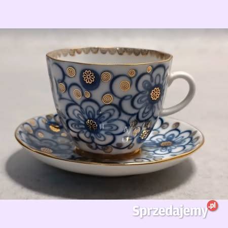 Łomonosow 4 filiżanki do kawy model Powój lubelskie Lublin