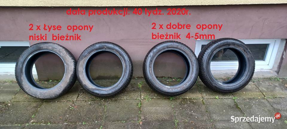 Opony zimowe Bridgestone Blizzak 20555R16 2 Części opolskie Opole