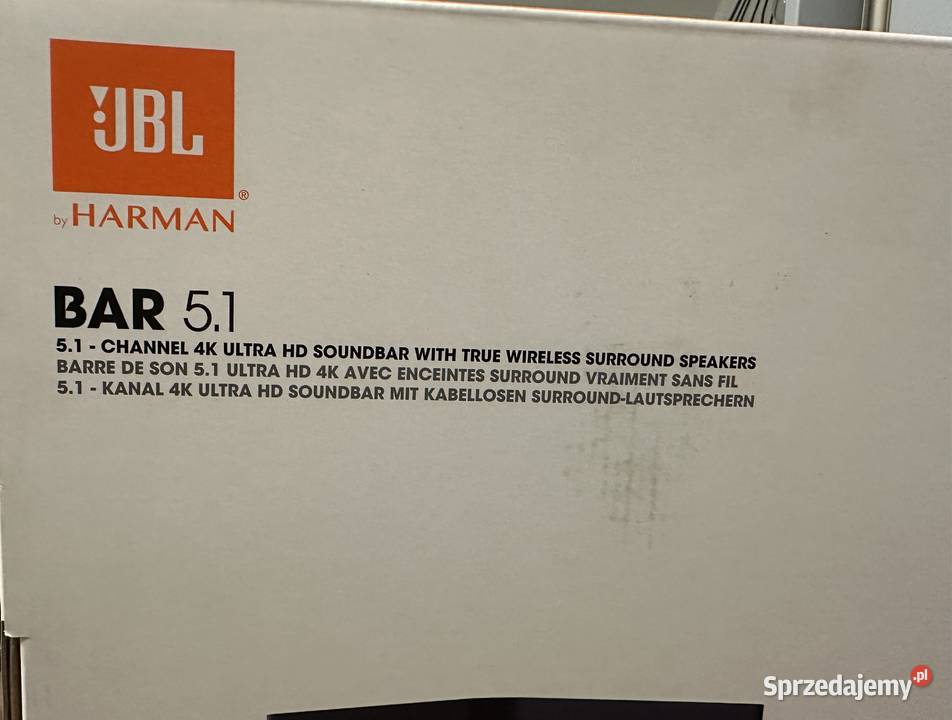 Soundbar JBL BAR 51 Dolby Digital 4K Ultra HD Kudowa-Zdrój