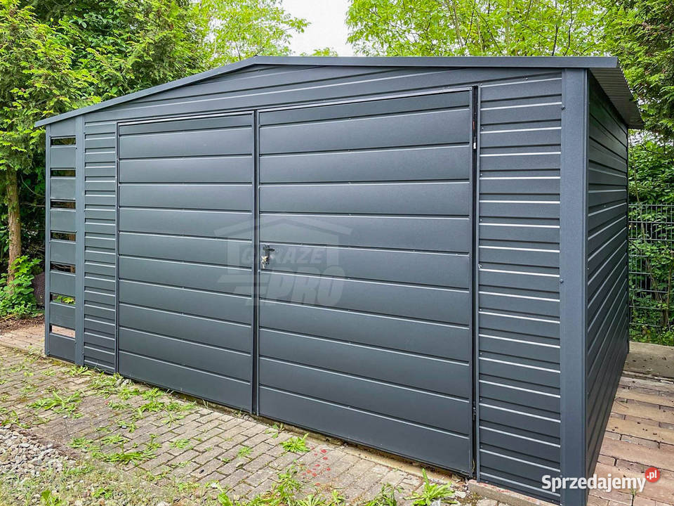 Schowek Domek Ogrodowy 4x3m Wiata 05m Brama Łańcut