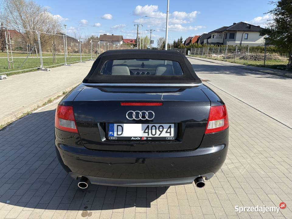 Audi A4 cabrio 30 benzyna V6 2002 skóra klima