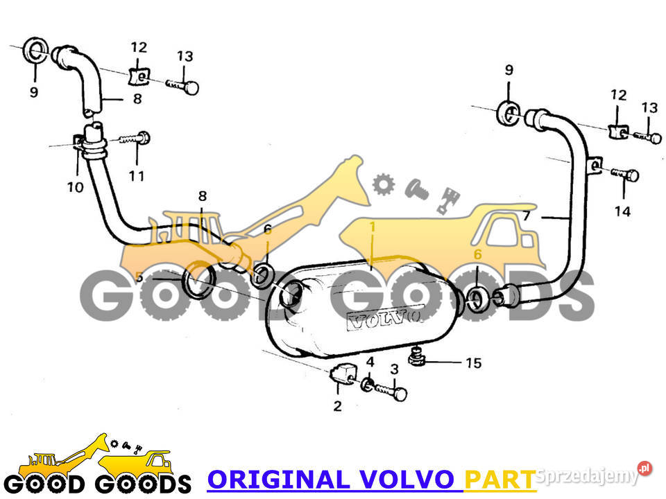 VOLVO CHŁODNICA OLEJU 1661254 864915 1664217 mazowieckie Władysławów