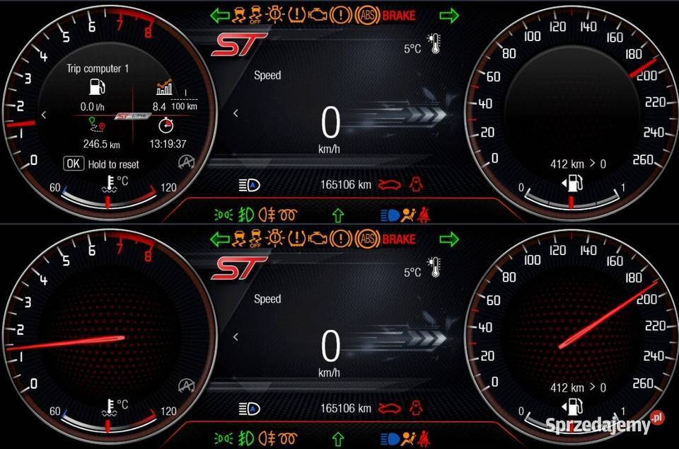 ford fusion licznik bezramkowy grafika kodowanie Kraków