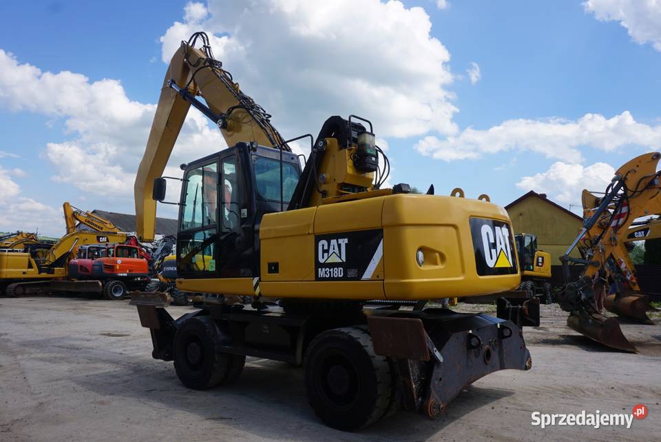 Koparka kołowa CAT M 318D MH 2014 świętokrzyskie Jeziorko sprzedam