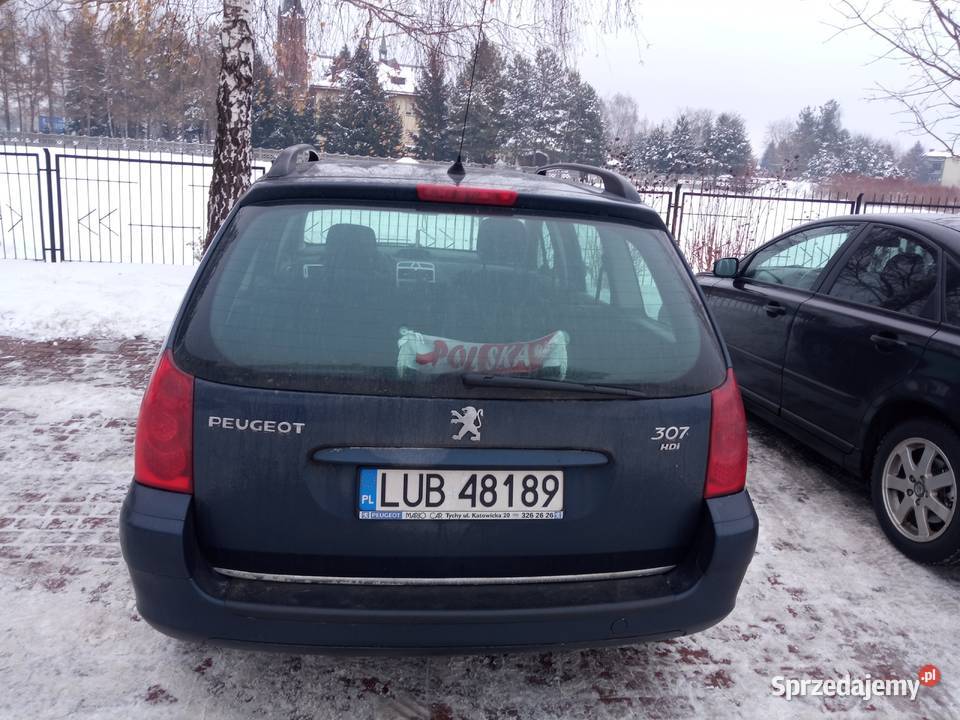 Peugeot 307 kombi 16 HDi granatowy Niemce