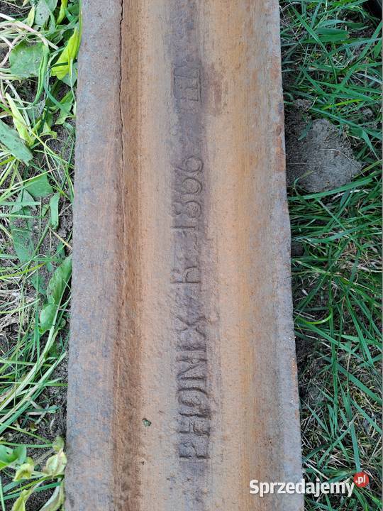 Stara szyna kolejowa PHONIX R 1866 Myślibórz