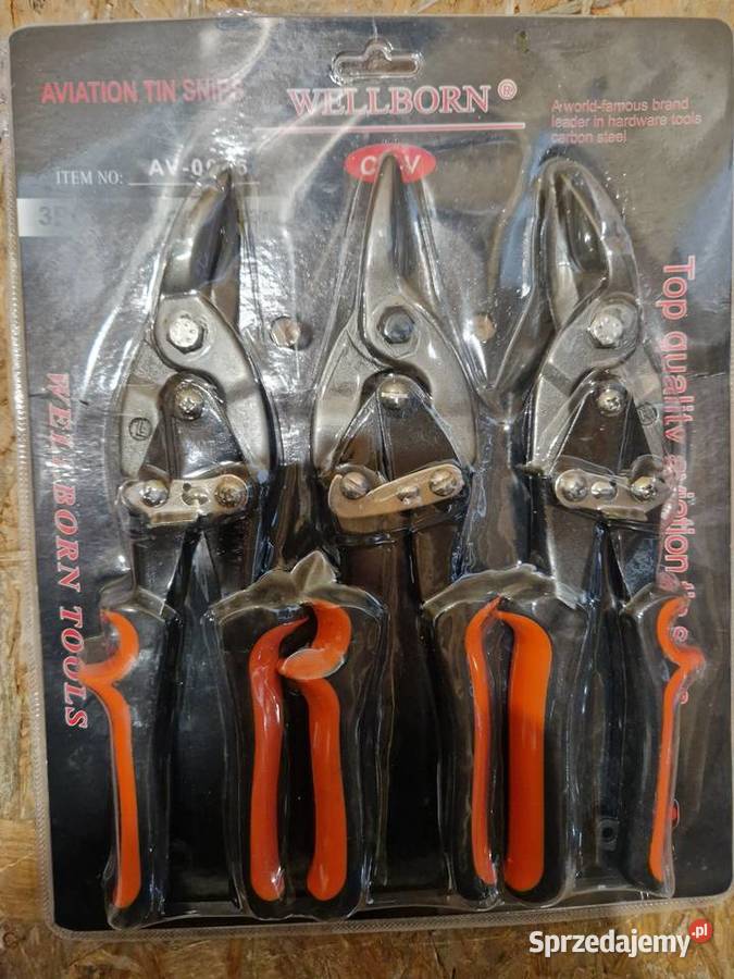 Nożyce do cięcia blachy 3 wellborn AV0046 crv Dom i Ogród