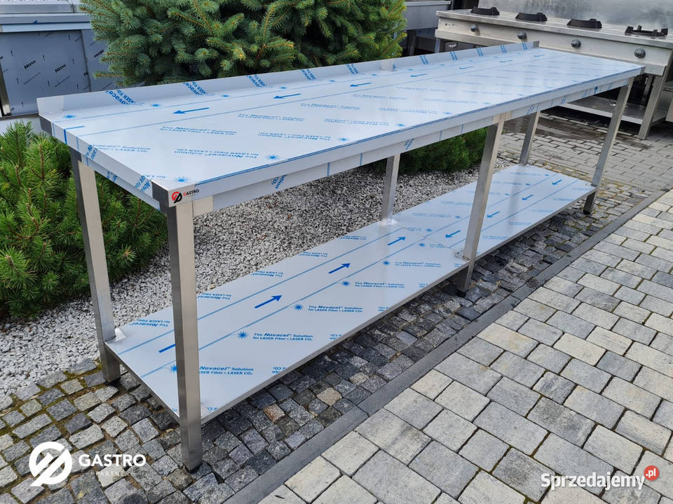 Stół gastronomiczny nierdzewny 280x60x85 Meble Ostrów Wielkopolski