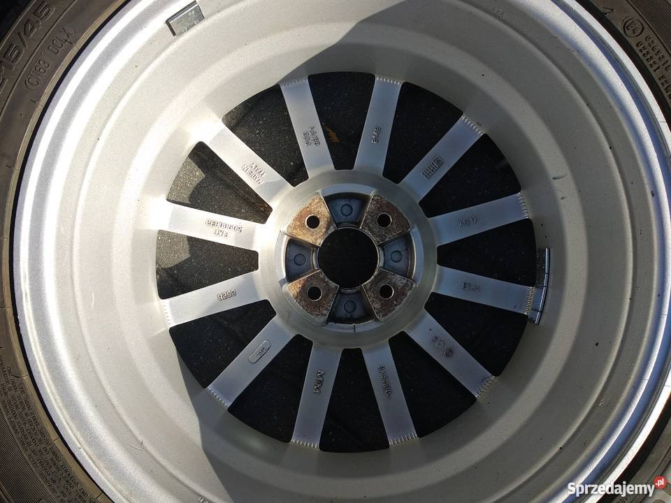 Alufelgi 17 4x98 z nowymi oponami letnimi Rozmiar 17" Koła i felgi Biała Podlaska sprzedam
