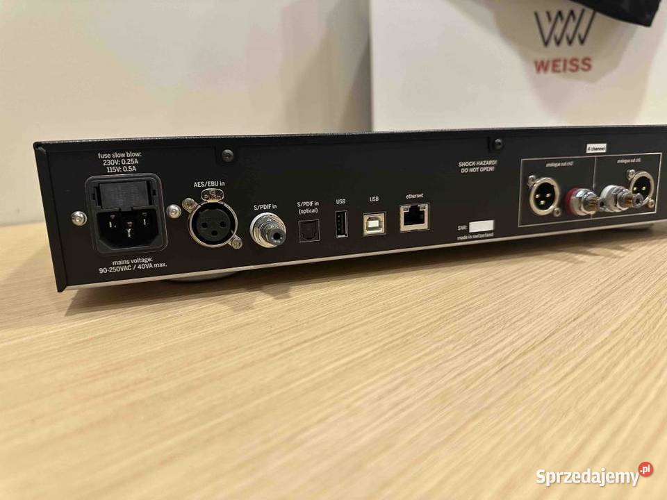 Weiss DAC502 4 kanały Ostatnia wersja Audio Warszawka