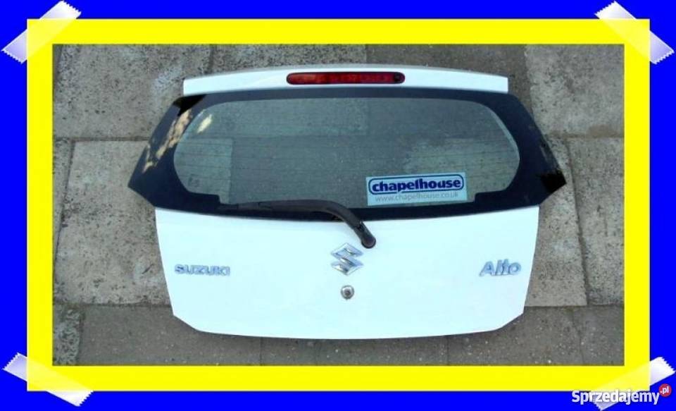 Suzuki alto 2010 2011 2012 2013 2014 klapa tył dolnośląskie Wrocław