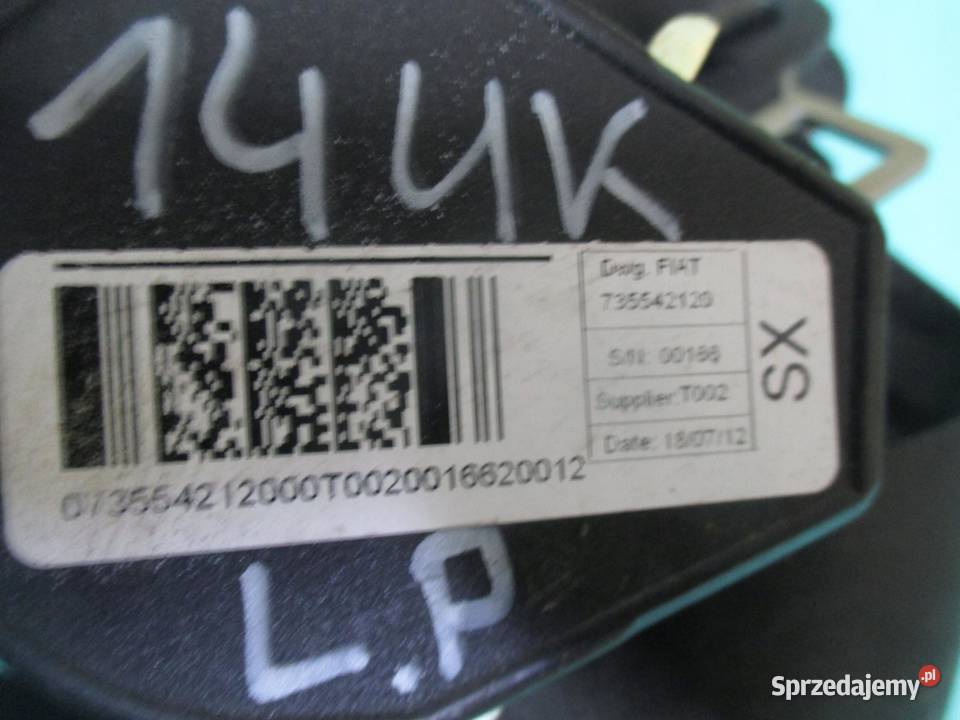 CITROEN NEMO 12r pas bezpieczeństwa lewy przód sprzedam