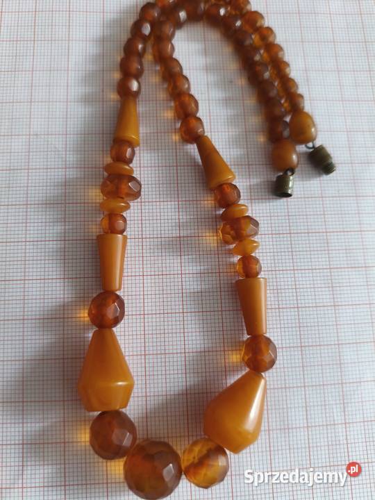 Naszyjnik Bakelit art deco podlaskie Białystok