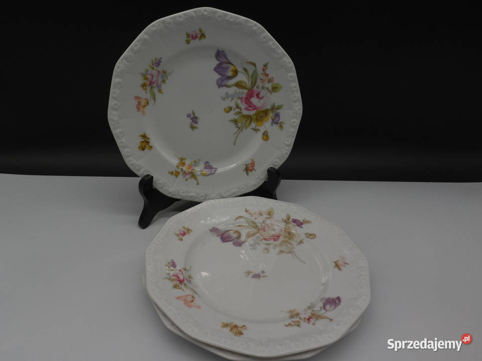 Zestaw 3 Talerzy ROSENTHAL MARIA Sommerstrauss Raszków