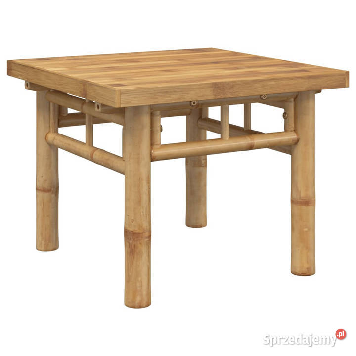 Stolik kawowy 45x45x35 bambusowy WM366467 Warszawa