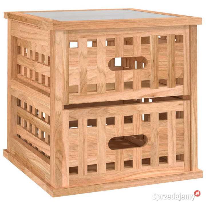 Szafka nocna 34x34x34 drewno orzecha włoskiego Warszawa