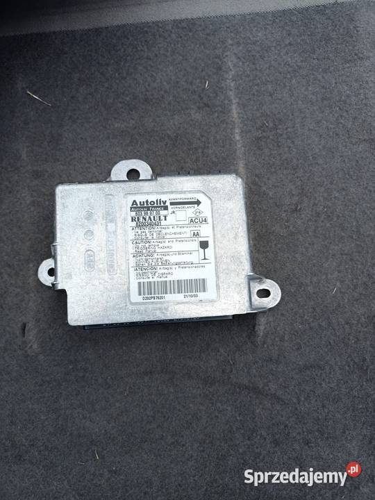 moduł sterownik airbag renault 8200340431 Części samochodowe Szczecin