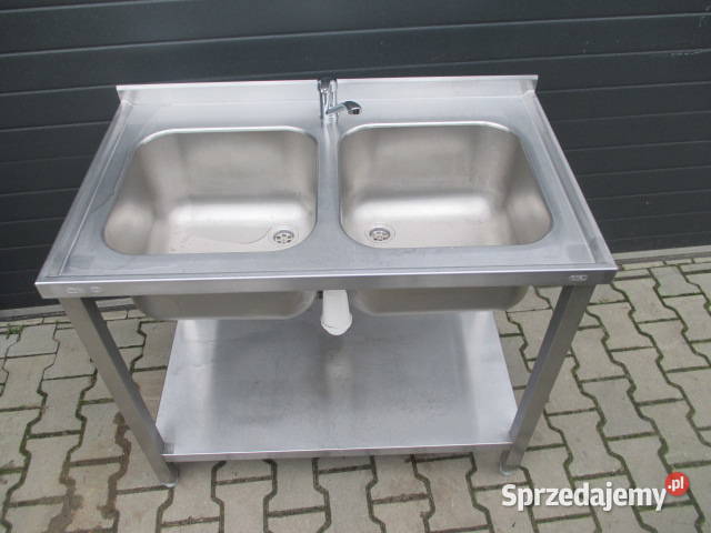 Zlew Gastronomiczny 2 Komorowy Z Półką 1006085 Gastronomia Ostrów Wielkopolski