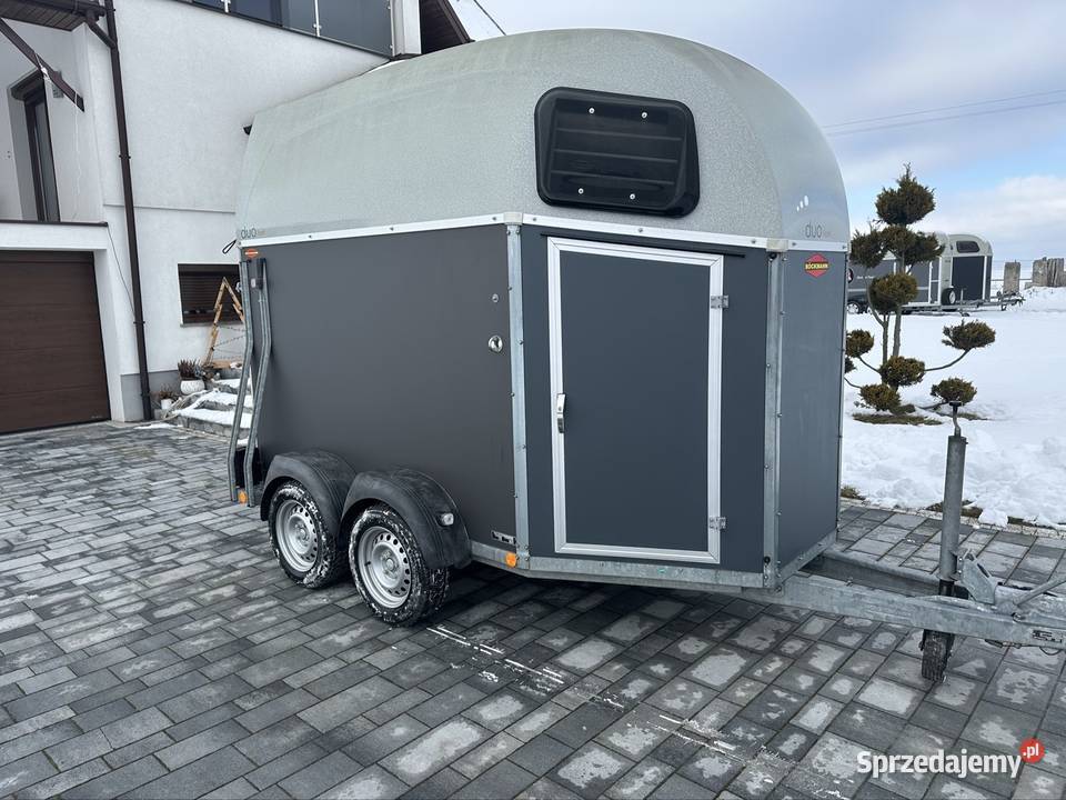 Przyczepa do przewozu 2 koni Bockmann stan Boeckman śląskie