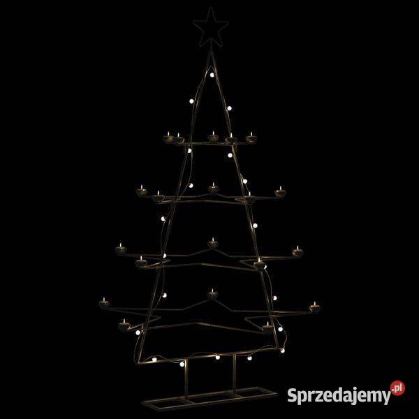 vidaXL Sztuczna choinka ze stojakiem czarna 180 Warszawa