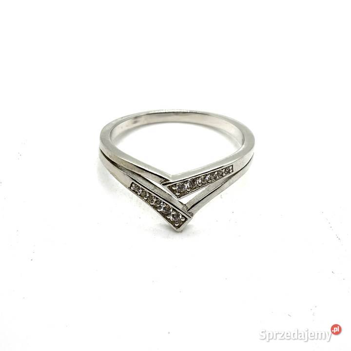 Nowy Srebrny Rodowany Pierścionek Próby 925 293g Elbląg