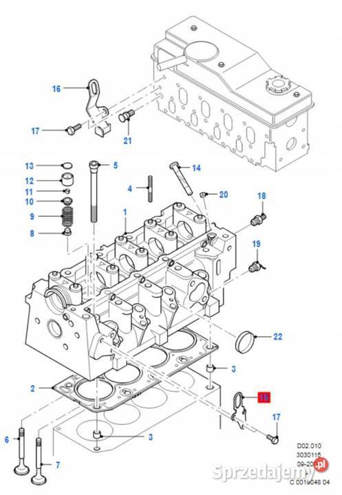 ŚRUBA GŁOWICY CYLINDRÓW FORD FIESTA FOCUS MONDEO Głowice cylindrów