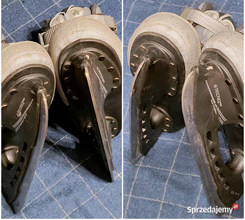 Łyżwy hokejowe TecnoPro rozmiar 45 wkładki 295 Piotrków Trybunalski