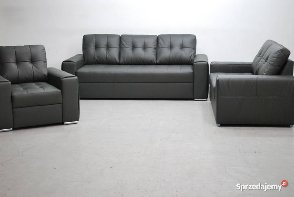 RIY KOMPLET 321 sofy kanapy zestaw SKÓRA 9117 skóra Komplety wypoczynkowe Poznań