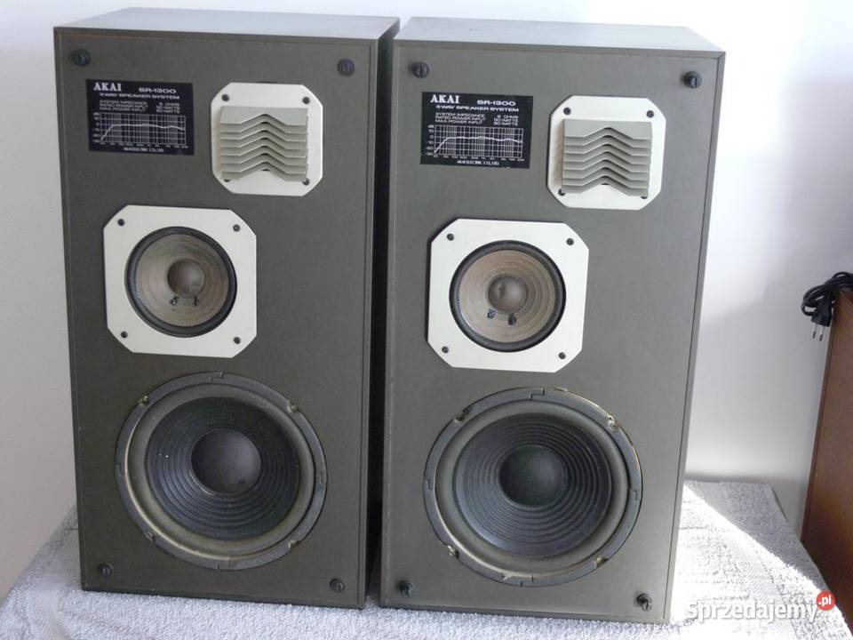 Kolumny głośniki Akai SR1300 Vintage WYSYŁKA Jasło