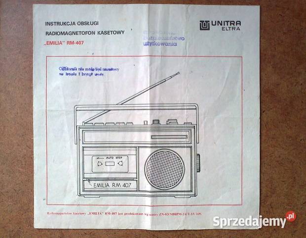 Pamiątki z PRL Magnetofony i radiomagnetofony Olkusz