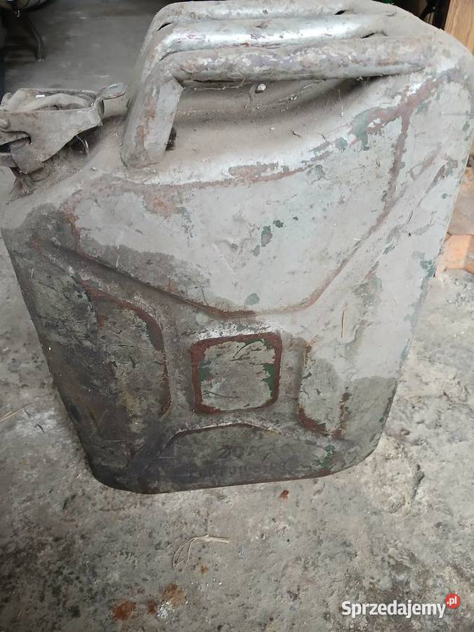 Karnister metalowy na ropę ON Lubochnia sprzedam